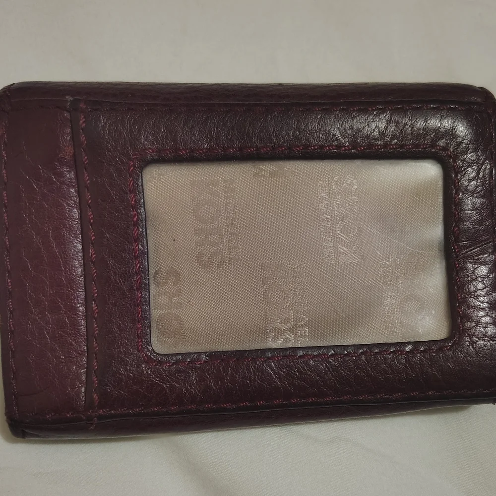 Michael Kors Dark Red Leather Card Holder
